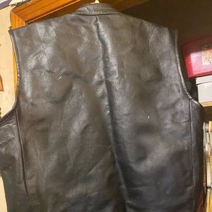 Leather vest